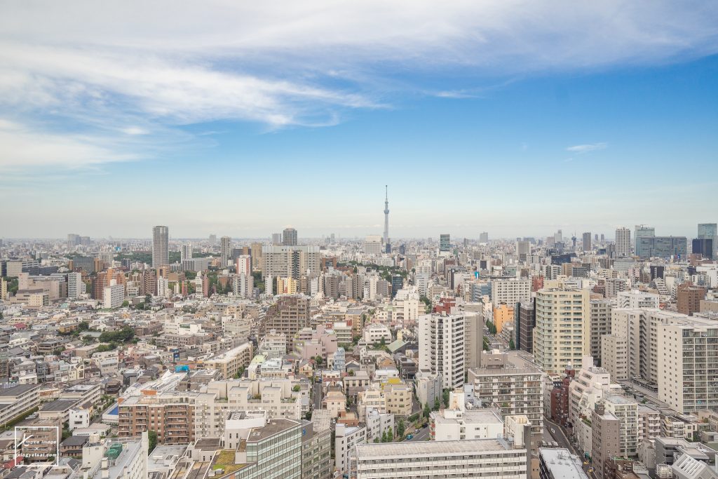 日本東京 25f免費展望台 文京區公所 330度廣闊的高樓美景 可以遠眺富士山 快門下的幸福